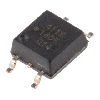 Broadcom Solid State Relay Surface Mount 0.1 A Load 400 V Load 0.8V Control ASSR-4118-003E