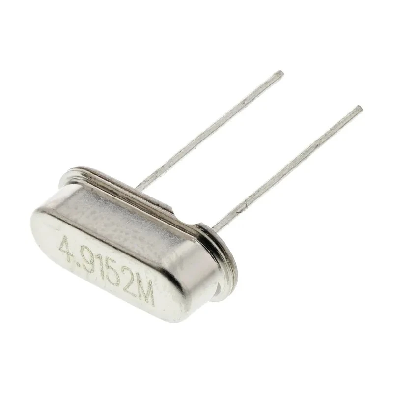 Euroquartz 4.9152 MHz Crystal ±30 ppm HC-49 Through Hole 2-Pin 10.77 mm x 4.34 mm x 3.5 mm 4.9152MHz HC49