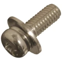 Yahata Neji 12 mm Plain Steel Pan Head Sems Screw with Plain Washer P-3 3MC 4X12