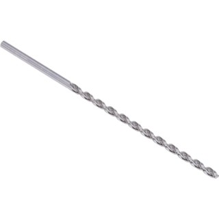 Dormer High Speed Cobalt Drill Bit, 3 mm Diameter, 100 mm Overall Length, Spiral Flute, Cylindrical Shank, Model A9403.0