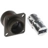 Amphenol Socapex USB Connector Straight Panel Mount Female 5V 5A USB Type A IP68 USBFTV22G