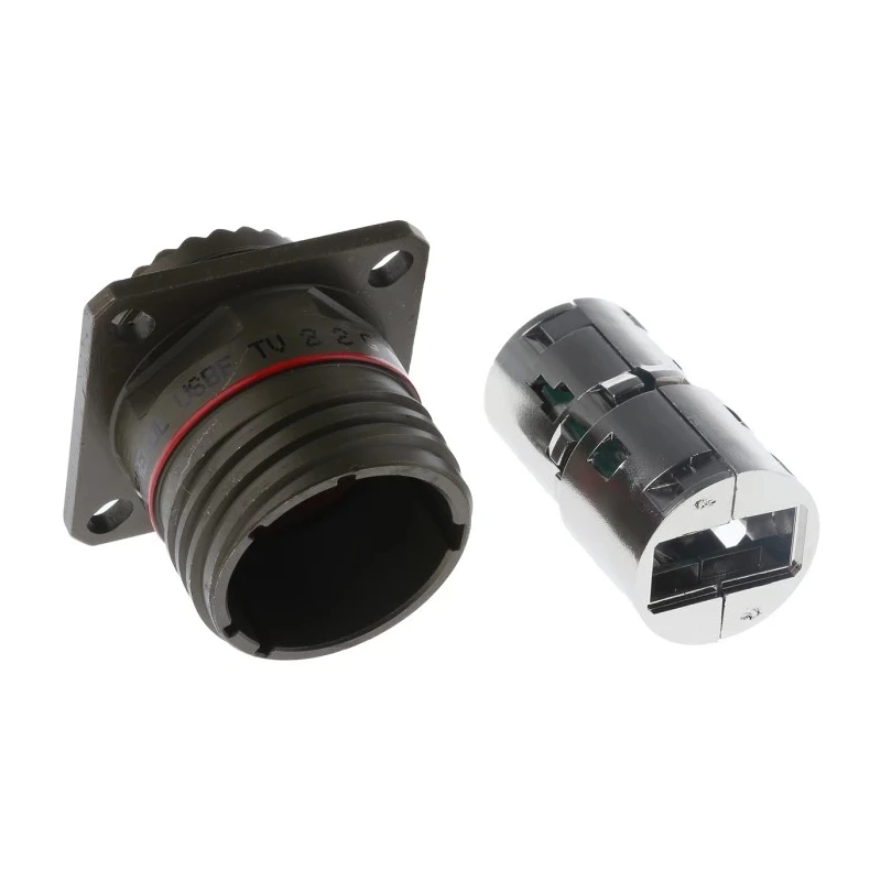 Amphenol Socapex USB Connector Straight Panel Mount Female 5V 5A USB Type A IP68 USBFTV22G