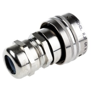 Amphenol Socapex RJF Series RJ45 Connector Male Cable Cat5e Shielded Straight 1 Port 8 Way RJ45