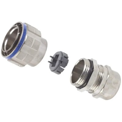 Amphenol Socapex RJFTV Series RJ45 Male Shielded Straight Connector Cat5e Cable 1 Port 8 Way 