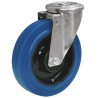 LAG Swivel Castor Wheel 180 kg Load Capacity 125 mm Rubber Wheel 40 mm Width Nylon Hub 32509BFC