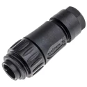 Amphenol Industrial Circular Connector 6 Contacts Cable Mount Plug Male IP67 Ecomate M Series C016-10H006-000-12