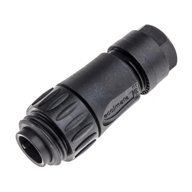 Amphenol Industrial Circular Connector 6 Contacts Cable Mount Plug Male IP67 Ecomate M Series C016-10H006-000-12