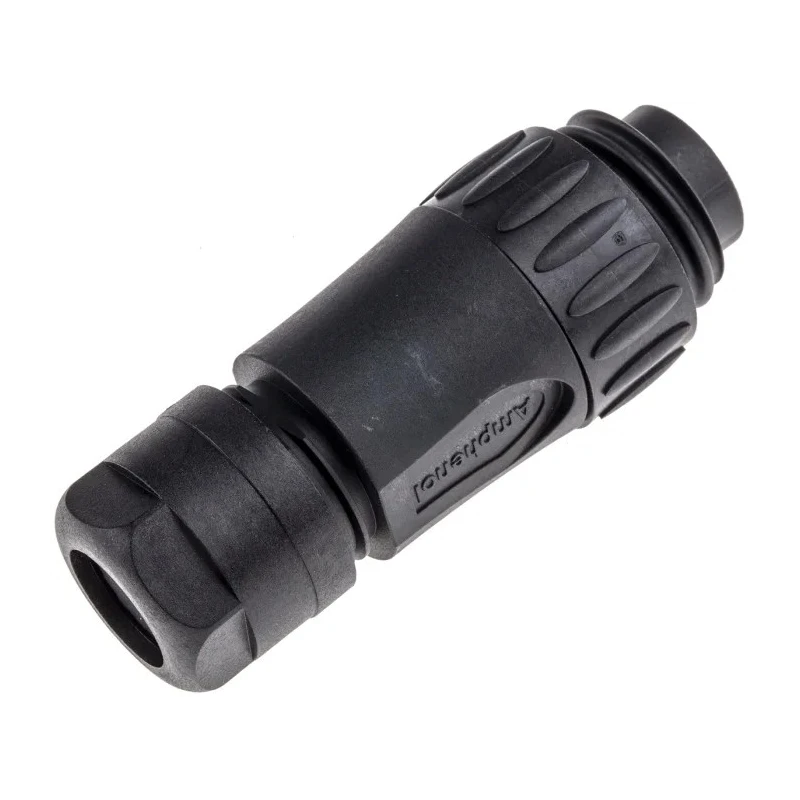 Amphenol Industrial Circular Connector 6 Contacts Cable Mount Plug Male IP67 Ecomate M Series C016-10H006-000-12