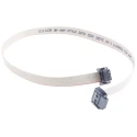 ERNI SMC-B Series Ribbon Cable Flat 1.27 mm Pitch 12 Conductors 300 mm Length 30AWG 173801 / 173801-E
