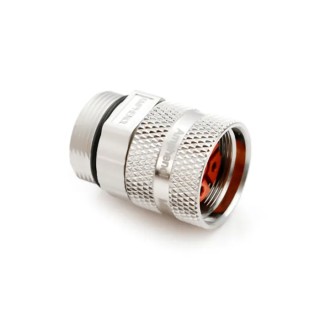 Amphenol Industrial Circular Connector Cable Mount M23 6 Contacts Plug Female IP67 630V 28A Crimp Termination MB1CKN0600