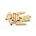Amphenol Industrial Female Crimp Circular Connector Contact 18AWG 30A 250V Brass Gold Plated SC000014