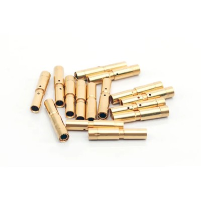 Amphenol Industrial Female Crimp Circular Connector Contact 18AWG 30A 250V Brass Gold Plated SC000014