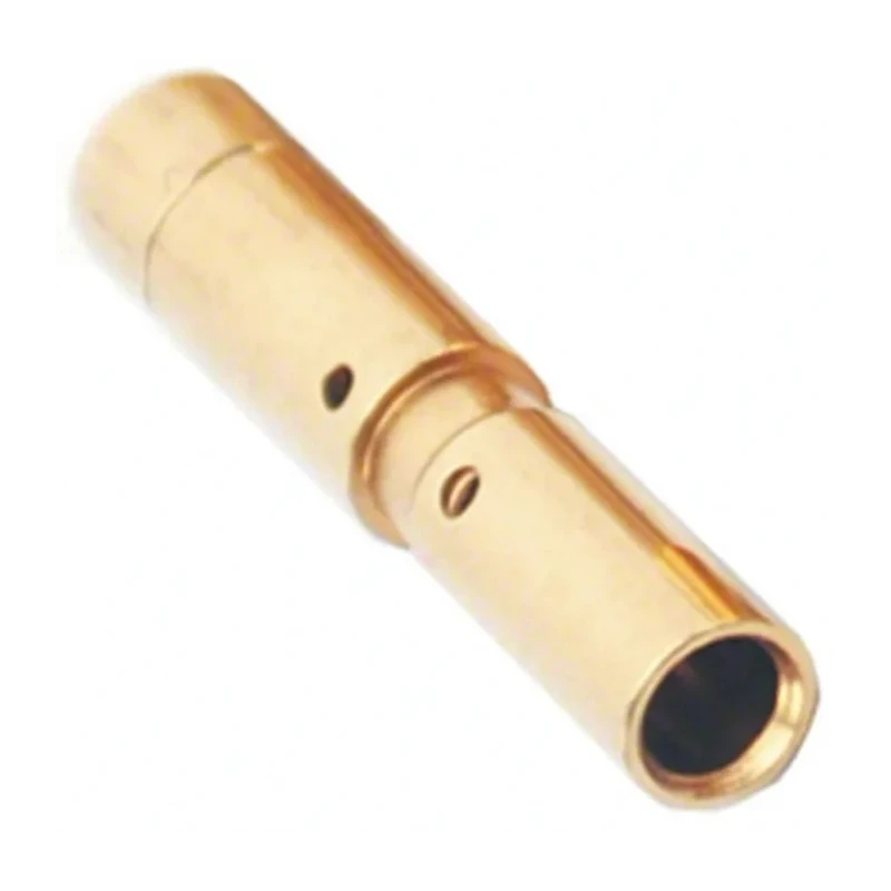 Amphenol Industrial Female Crimp Circular Connector Contact 18AWG 30A 250V Brass Gold Plated SC000014
