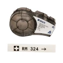 Brady Black on Black Transparent Label Printer Tape, 12.7 mm Width, 6.4 m Length, 6.4 mm Label Length M21-500-430