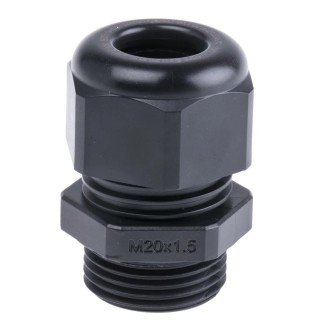 Schmersal Black Polyamide Cable Gland M20 Thread, Min 6 mm Max 12 mm, IP68, ATEX 103025833 HSK-K-EX-ACT M20X1,5 KB6-12MM