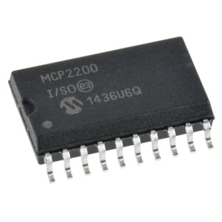 Microchip Controller IC 1-Channel 12 Mbps USB 2.0 5.5V 20-Pin SOIC MCP2200-I/SO
