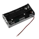 RS PRO 4-Cell C Size Polypropylene Chassis Mount Battery Holder with Coil Spring Termination 108mm x 54mm x 24mm 594-612