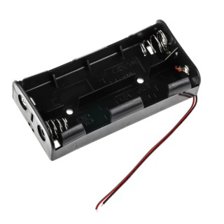 RS PRO 4-Cell C Size Polypropylene Chassis Mount Battery Holder with Coil Spring Termination 108mm x 54mm x 24mm 594-612