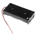 RS PRO 4-Cell C Size Polypropylene Chassis Mount Battery Holder with Coil Spring Termination 108mm x 54mm x 24mm 594-612