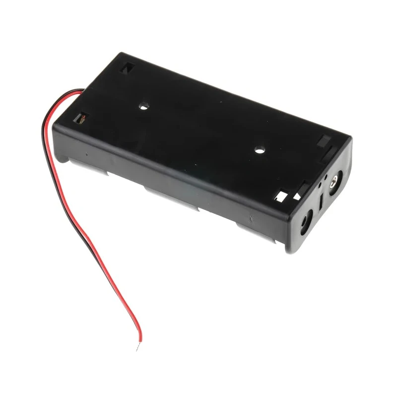 RS PRO 4-Cell C Size Polypropylene Chassis Mount Battery Holder with Coil Spring Termination 108mm x 54mm x 24mm 594-612