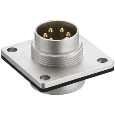 Lumberg 14 Pole Straight M16 DIN Plug DIN EN 61076-2-106, 3A, 60V AC, IP68, Threaded Panel Mount Male 0318 14