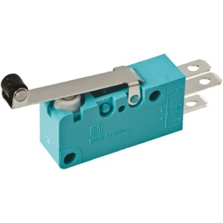 Panasonic Roller Lever Micro Switch, Tab Terminal, 5A, 250 V AC, 24 V DC, SPCO Contact, IP50 Rating ABV121640