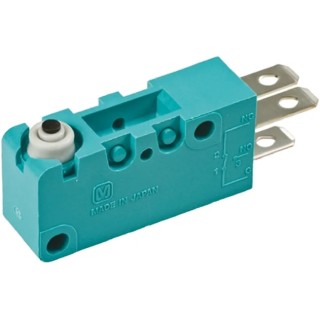 Panasonic Miniature Pin Plunger Micro Switch with Tab Terminal 5A 250V AC 24V DC SPCO IP50 ABV1210413
