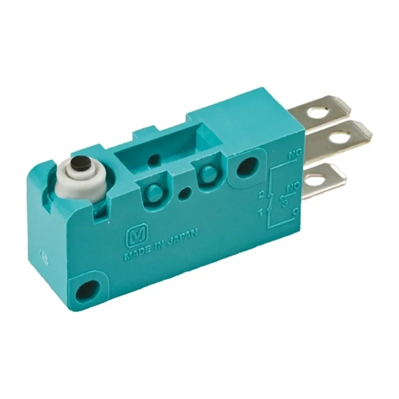 Panasonic Miniature Pin Plunger Micro Switch with Tab Terminal 5A 250V AC 24V DC SPCO IP50 ABV1210413