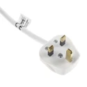 RS PRO 5 m 4 Socket Type G British Extension Lead Power Strips 13A Polycarbonate White 696-3648