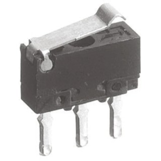 Panasonic Simulated Roller Lever Micro Switch, Right Angle PCB Terminal, 500mA, 500V AC, 30V DC, SPCO, IP40 AV4544