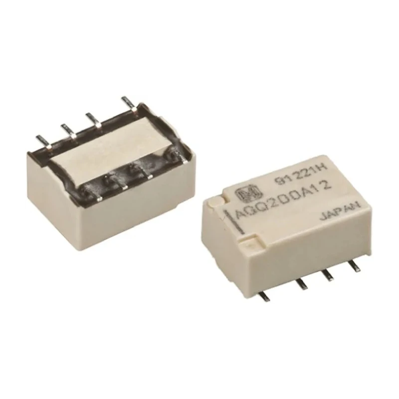 Panasonic Surface Mount Signal Relay 12V DC Coil 1A DPDT, 10.6 x 7.2 x 5.4 mm Compact Flat Body AGQ210A12