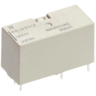 Panasonic PCB Power Relay 24V DC Coil 10A Switching Current DPDT Contact Configuration ADJ56024