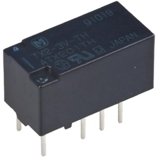 Panasonic 24V dc Coil 2A DPDT Surface Signal Relay TX2-24V-TH