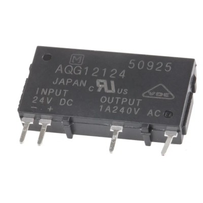 Panasonic AQG Series Solid State Relay PCB Mount 1A Load 264V Load 28.8V Control AQG12124