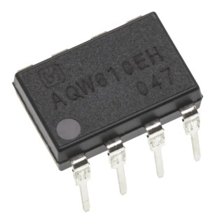 Panasonic GU-E Series Solid State Relay, Through Hole Mount, 0.12 A Load Current, 350 V Load Voltage, 5V DC Control AQW610EH