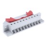 Phoenix Contact HCC Series Non-Fused Terminal Block 10-Way DIN Rail Mount 500V 25A Screw Termination 1600014
