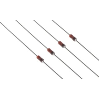 Vishay Zener Diode 6.2 V Nominal Voltage Single 500 mW Power Dissipation Through Hole 2-Pin SOD-27 BZX55C6V2-TAP