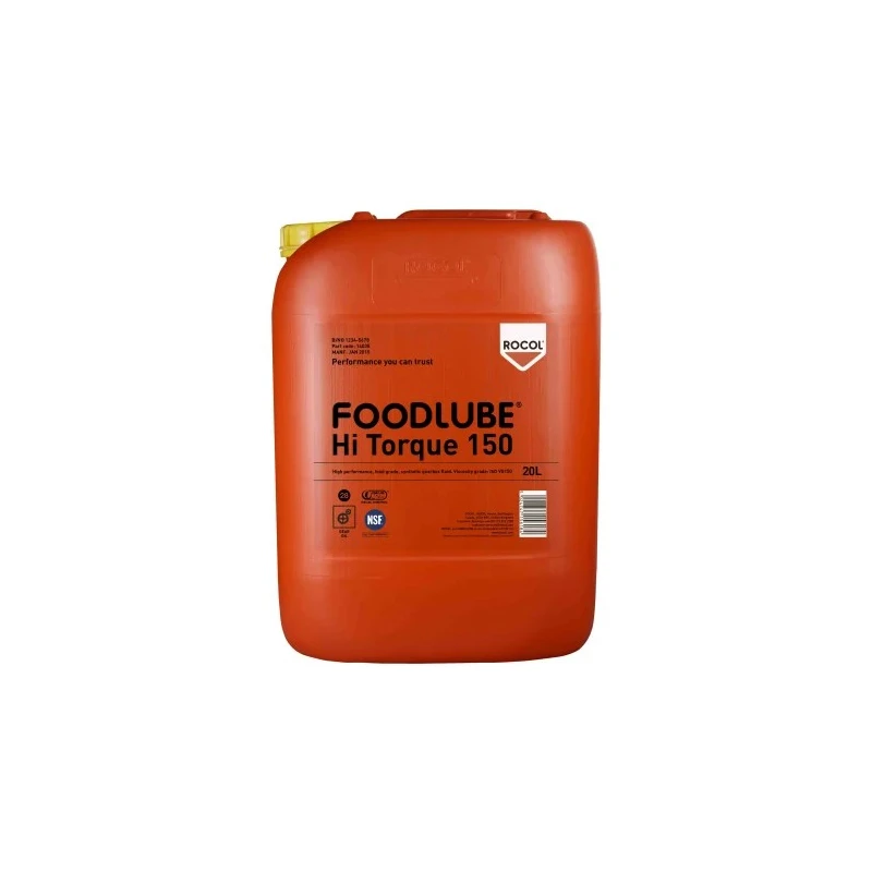 Rocol Foodlube® Hi-Torque 150 Multi Purpose Lubricant Polyalphaolefin 20 L Jerry Can 15425