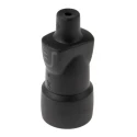 Legrand 16A 250V France Mains Connector Black Rubber Cable Mount Screw Termination 0 504 46
