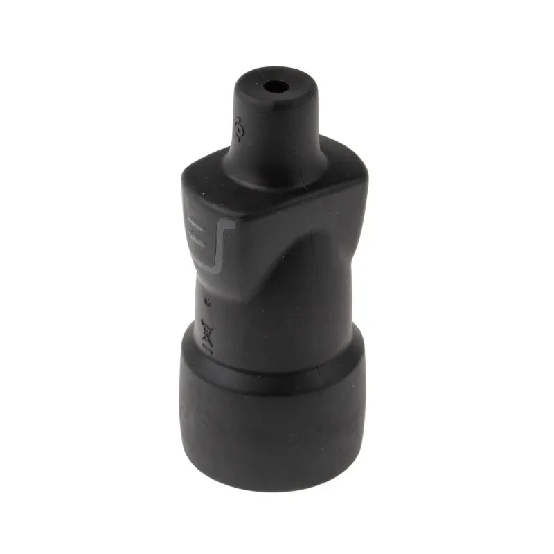 Legrand 16A 250V France Mains Connector Black Rubber Cable Mount Screw Termination 0 504 46
