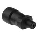 Legrand 16A 250V France Mains Connector Black Rubber Cable Mount Screw Termination 0 504 46