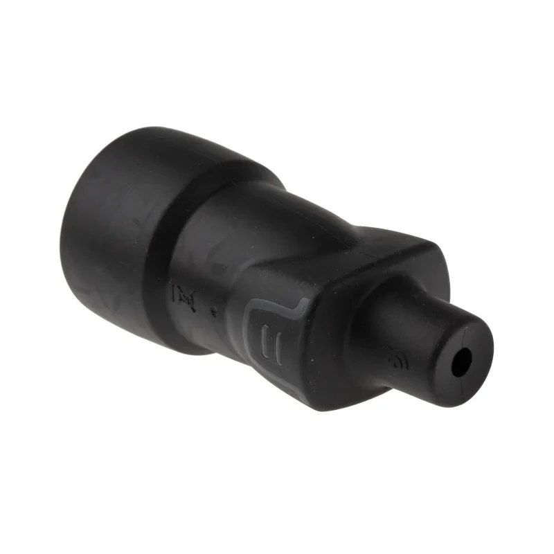 Legrand 16A 250V France Mains Connector Black Rubber Cable Mount Screw Termination 0 504 46