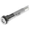RS PRO White Panel Mount Indicator 12V DC 20mA Solder Tab Termination IP67 Flush 700-1671