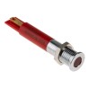 RS PRO Red Panel Mount Indicator 220V AC 20mA Solder Tab Termination IP67 Flush Bezel 700-1693