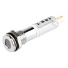 RS PRO Panel Mount Indicator 24V DC 20mA Solder Tab Termination IP67 Flush Silver Bezel 700-1716