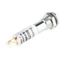 RS PRO Panel Mount Indicator 24V DC 20mA Solder Tab Termination IP67 Flush Silver Bezel 700-1716