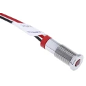 RS PRO Red Panel Mount Indicator 2V DC 20mA Lead Wire Termination IP67 Flush Bezel 700-1791