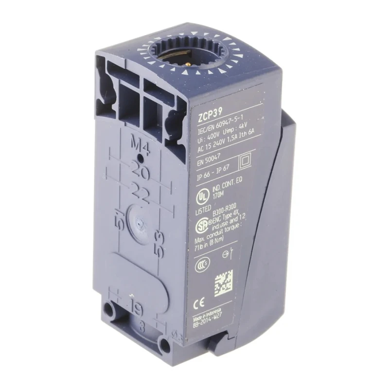 Telemecanique Sensors OsiSense XC Series Roller Lever Limit Switch 1 NO/2 NC IP66 IP67 Plastic Housing 240V AC ZCP39