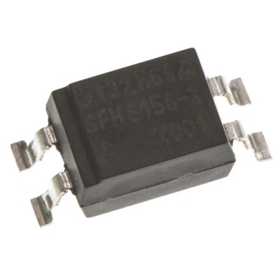 Vishay DC Input Optocoupler, Surface Mount, 4-Pin, Maximum Forward Voltage 1.65V SFH6156-3X001T