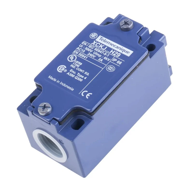 Telemecanique Sensors Roller Lever Limit Switch SPDT, IP65 Metal Housing, 240V AC, 3A ZCKJ5H29